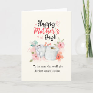 Funny Mothers Day Pandemic Year Personalized Holiday Card