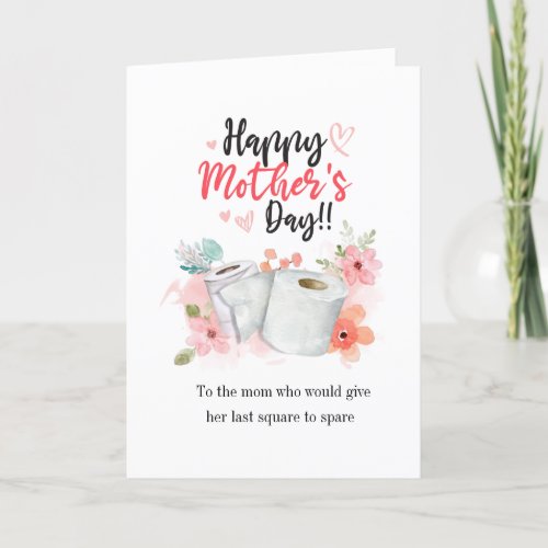Funny Mothers Day Pandemic Year Personalized Holiday Card