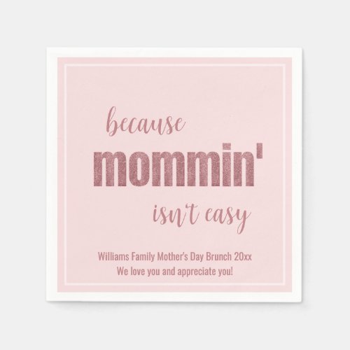 Funny Mothers Day Party  Napkins