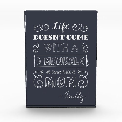 Funny Mothers Day Quote Award