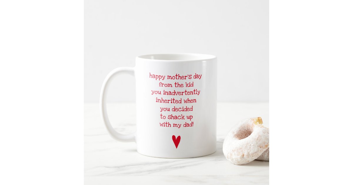 Step Mom Mug for Stepmom Gifts From Son Mothers Day Mug for Bonus