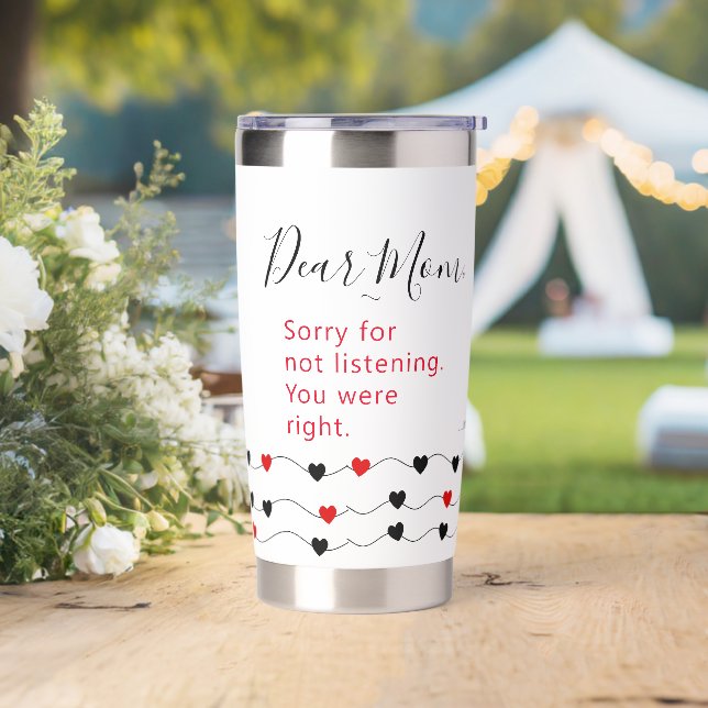 Funny Mothers Day Quotes Insulated Tumbler (Wedding)