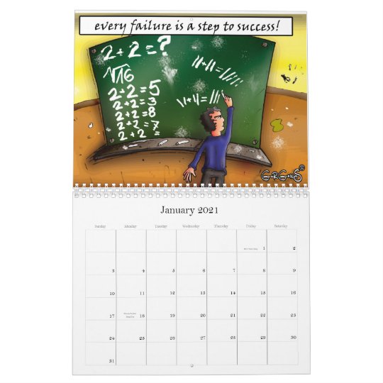 FUNNY MOTIVATIONAL CALENDAR 2012 | Zazzle.com