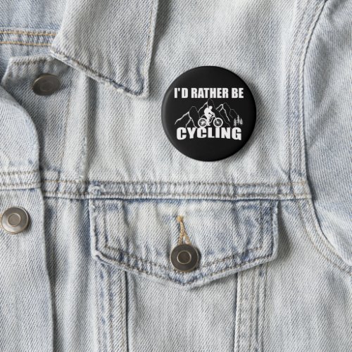 Funny motivational cycling quotes button