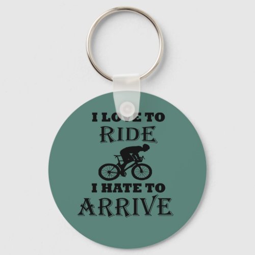 funny motivational cycling quotes keychain