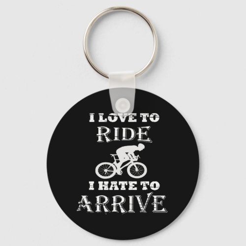funny motivational cycling quotes keychain