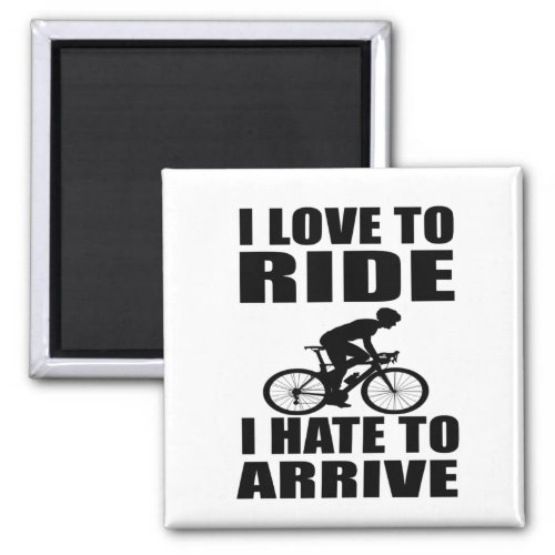 Funny motivational cycling quotes magnet