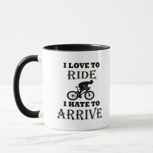 funny motivational cycling quotes mug