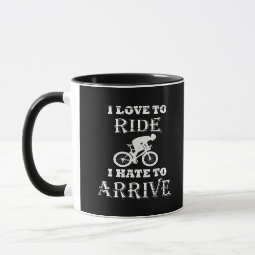 funny motivational cycling quotes mug