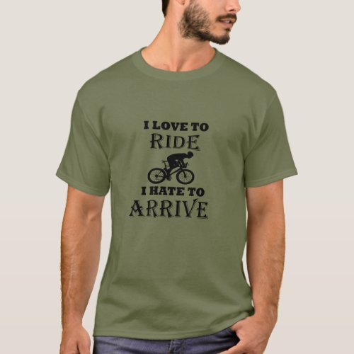 funny motivational cycling quotes T_Shirt