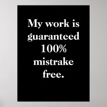 Funny Motivational Office Poster by officecelebrity at Zazzle