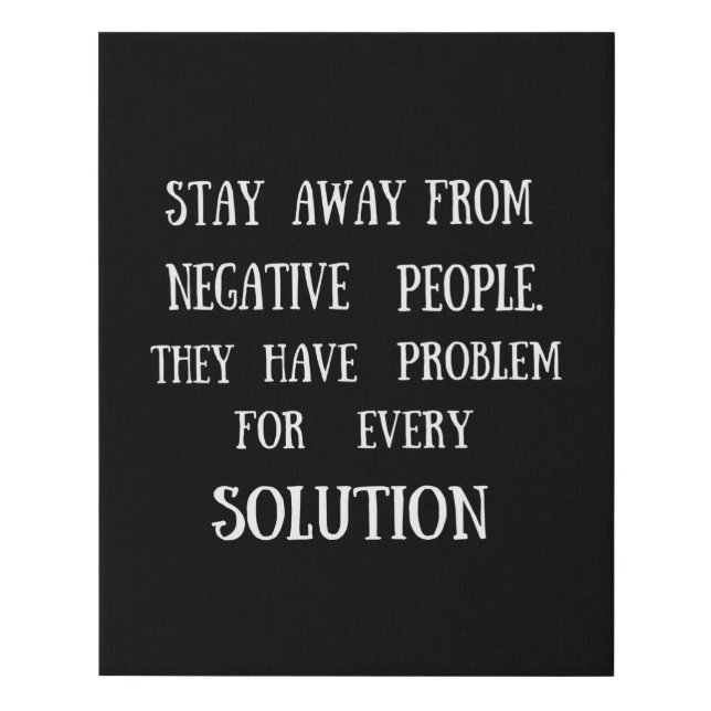 funny motivational quotes about life faux canvas print (Front)