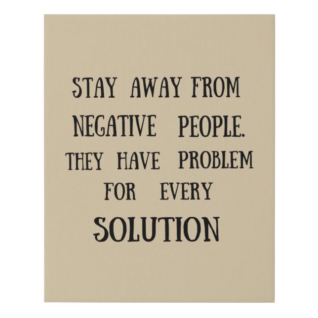 funny motivational quotes about life faux canvas print (Front)