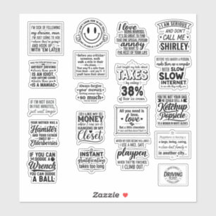funny Motivational quotes for life To Inspire You Sticker