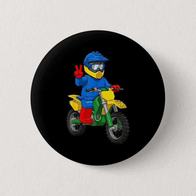 Funny Motorbike Builder Boys Block Building Toys D Button (Front)