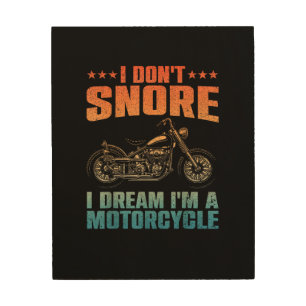Funny Motorcycle Design For Men Women Motorcycle R Wood Wall Art