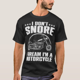 Funny Motorcycle For Men Women Dad Biker Rider Bik T-Shirt