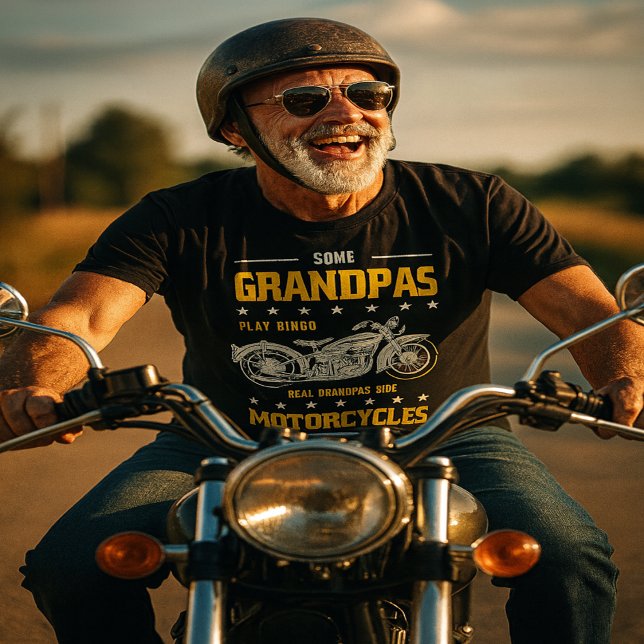 Funny Motorcycle Grandpa Quote for Biker Grandpas T-Shirt (Creator Uploaded)