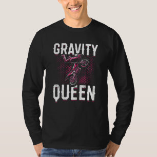 Funny Motorcycle  Graphic Women Girls Motorbike Ri T-Shirt