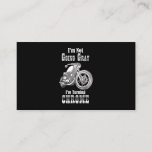 Funny Motorcycle Im Not Going Gray Im Furning Enclosure Card