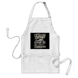 Funny Motorcycle Rider Rapy - Biker Gift Adult Apron