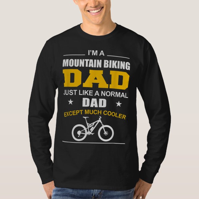 Funny Mountain Bike - Mountain Biking Dad T-Shirt (Front)