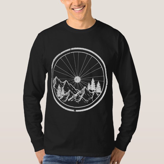 Funny Mountain Bike - MTB Cycling Bicycle Biking T-Shirt (Front)