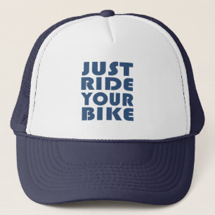Funny mountain bike quote trucker hat