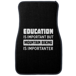 Funny Mountain Bike Shirt - Mountain Bike Car Floor Mat