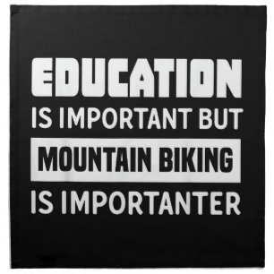 Funny Mountain Bike Shirt - Mountain Bike Cloth Napkin
