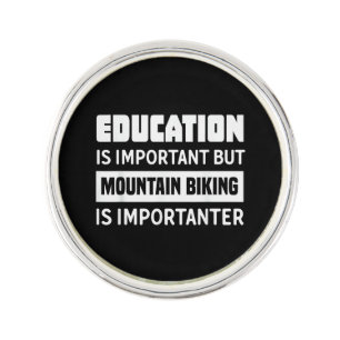 Funny Mountain Bike Shirt - Mountain Bike Lapel Pin