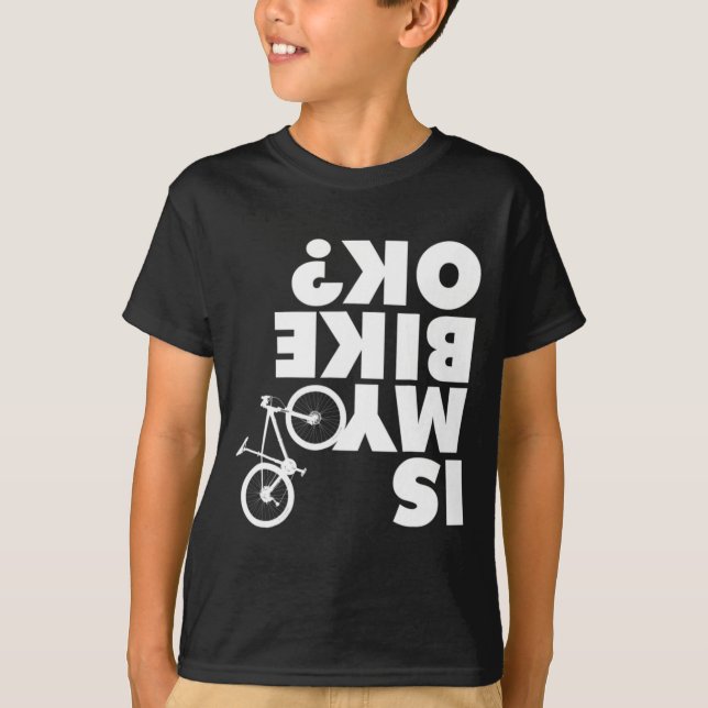 Funny Mountain Bike  T-Shirt (Front)