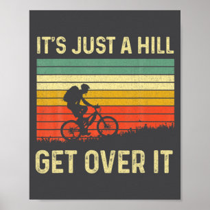 Funny Mountain Biking Design For Men Women Trail R Poster