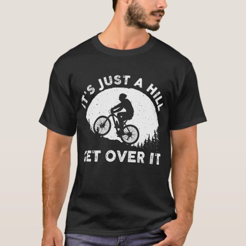 Funny Mountain Biking Design For Men Women Trail R T_Shirt