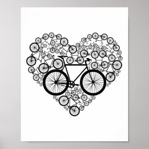 Funny Mountain Biking Gift For Biker Men Women Bik Poster