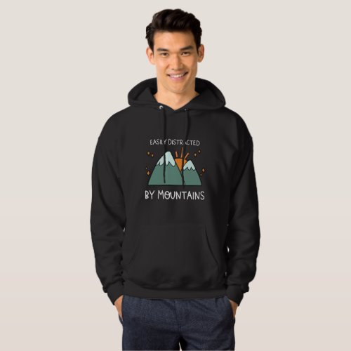 Funny Mountains Nature Lover Hoodie