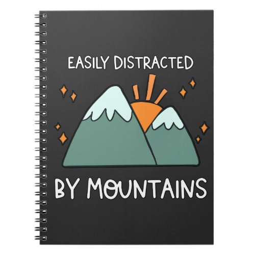 Funny Mountains Nature Lover Notebook