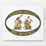 Funny Mouse Pads: Working Smarter Not Harder Mouse Pad at Zazzle