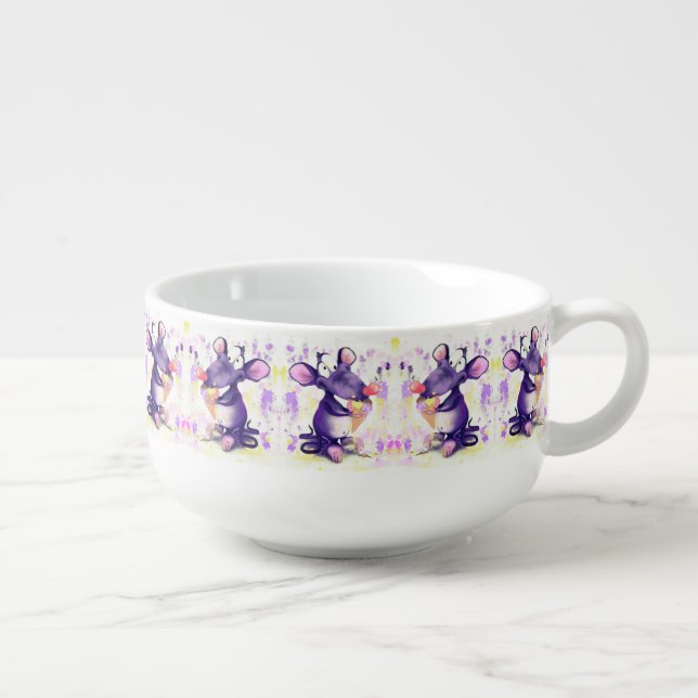 Funny Mouse Soup Mug (Left)