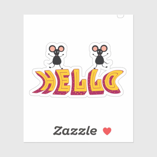 Funny mouses sticker (Sheet)