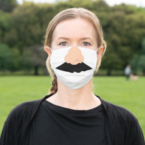 Funny Moustache face mask