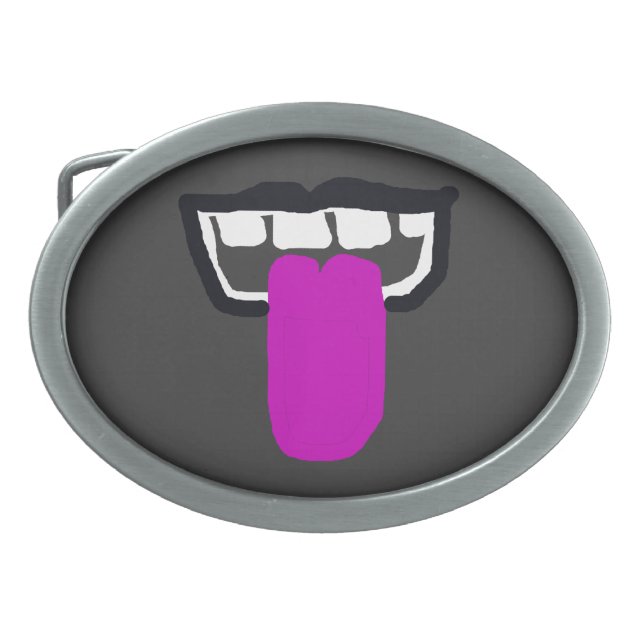 Funny Mouth Belt Buckle (Front)