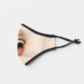 Funny Mouth Laughing Premium Face Mask (Left)