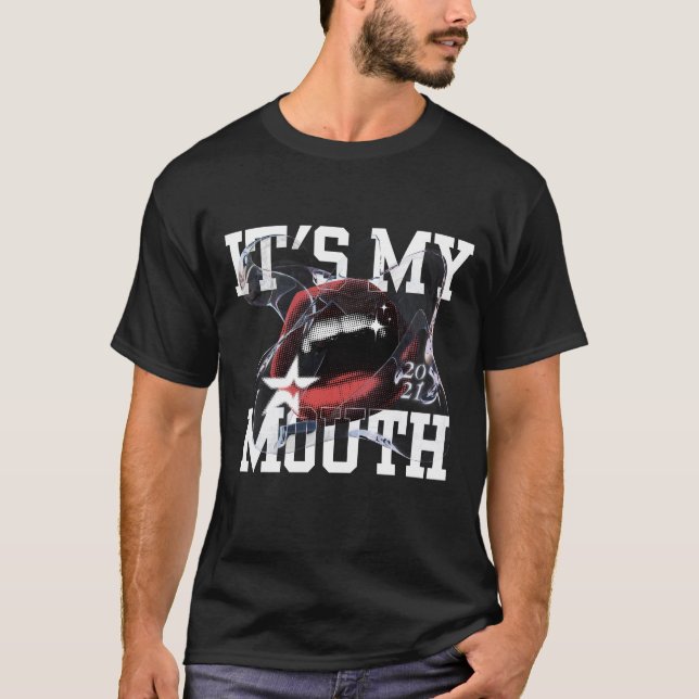 funny mouth t-shirt (Front)