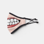 Funny Mouth Teeth Premium Face Mask (Left)