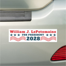 Funny Movie Character for President 2028 Patriotic