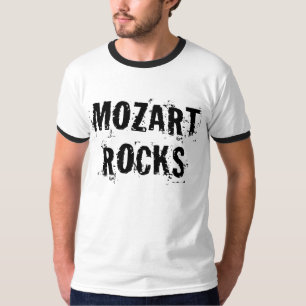 Funny Mozart Rocks Music Gift T-Shirt