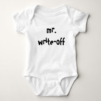 Funny Mr. Right Spoof Baby Bodysuit