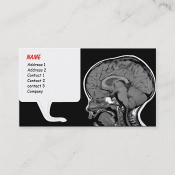 Funny Mri Business Card Template by Dynomoose at Zazzle