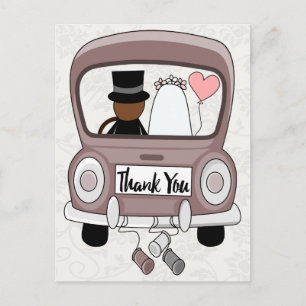 Funny Mrs. & Mr. thank you Postcard